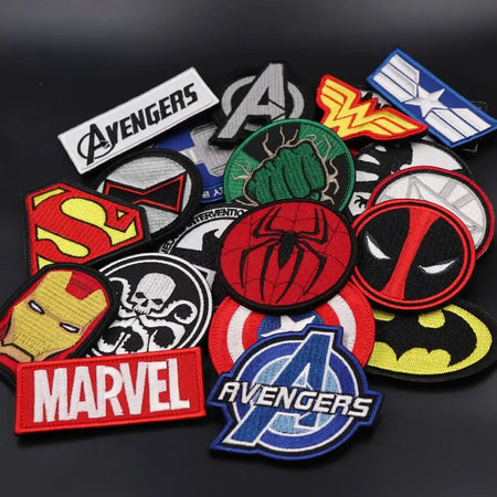 Marvel Embroidered Backpack Badges